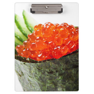 Ikura (Lachsrogen) Gunkan Maki Sushi Klemmbrett