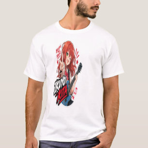 : Ikuyo Kita Anime Gitarren-Aufkleber   Rockmusik  T-Shirt