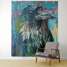 Il corvo wandteppich