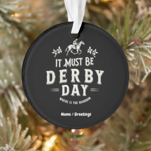 Il Doit Être Derby Day Nice Casquette Où Bourbon