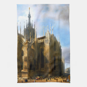Il Duomo Dalla Corsia Dei Servi von Luigi Bisi Geschirrtuch