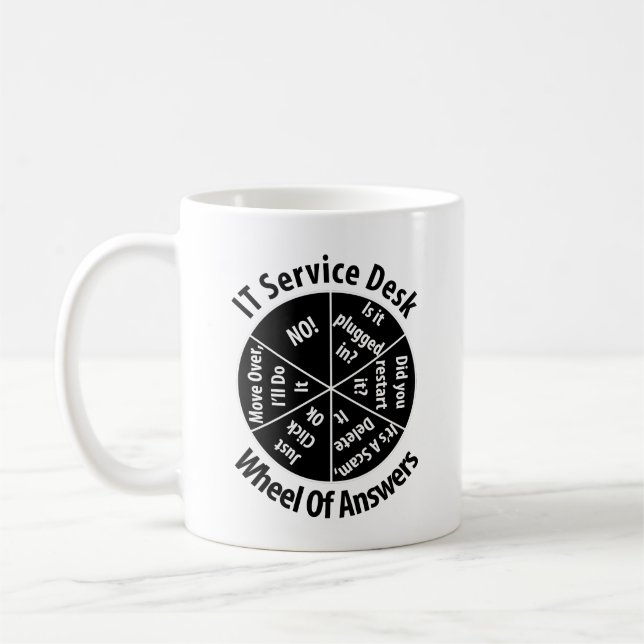 IL entretiennent la tasse de technologie de (Gauche)