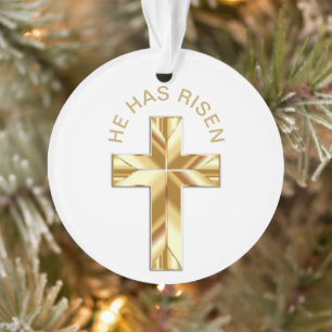 Il Est Devenu Religieux Croix D'Or Noël