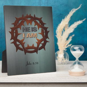 Il Est, Je Suis Poster Plaque