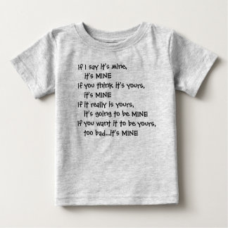 Il est le mien… T-shirt d'enfant en bas âge