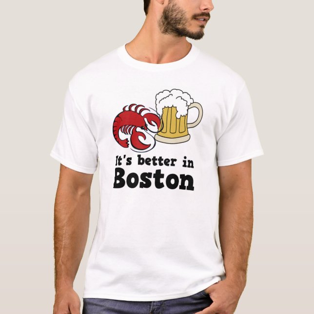 Il est meilleur dans le T-shirt de Boston (Devant)