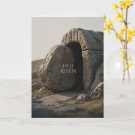 Il Est Ressuscité Joyeuses Pâques Carte De Vœux Ég