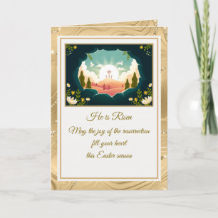 Il Est Ressuscité" Joyeux Pâques - Personnalisable