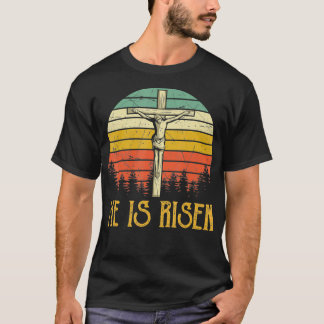 Il Est Ressuscité Tshirt Pâques Jésus Mens Femmes
