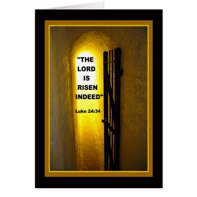 IL EST RISEN Card (Devant)