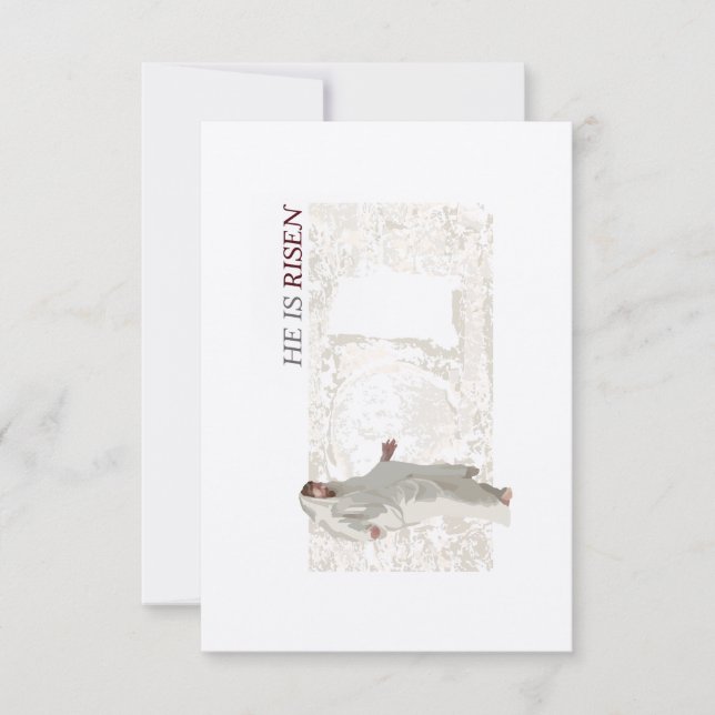 Il Est Risqué Carte De Pâques (Devant)