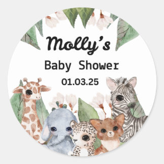 Il est sur le point d'obtenir Sticker ronde Baby s