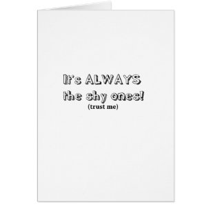 Il est toujours le timide