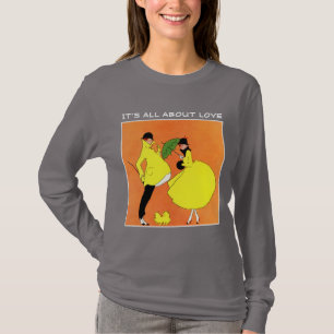 Il est tout au sujet de l'amour. T-shirts de