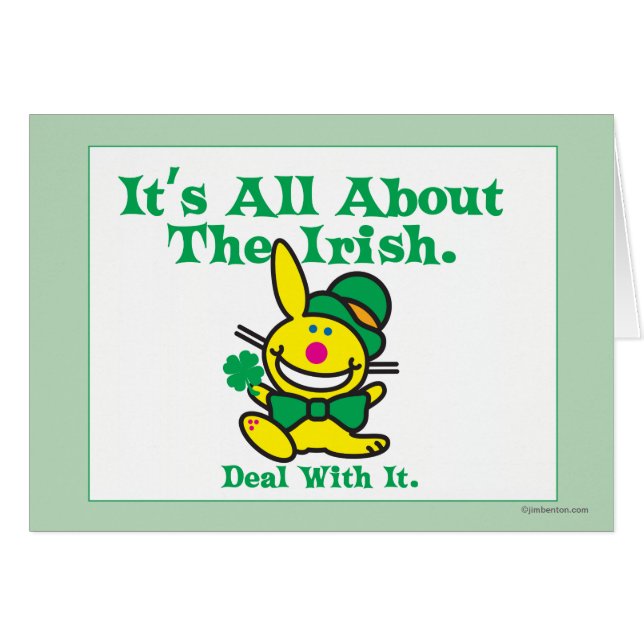 Il est tout au sujet de l'Irlandais (Devant horizontal)