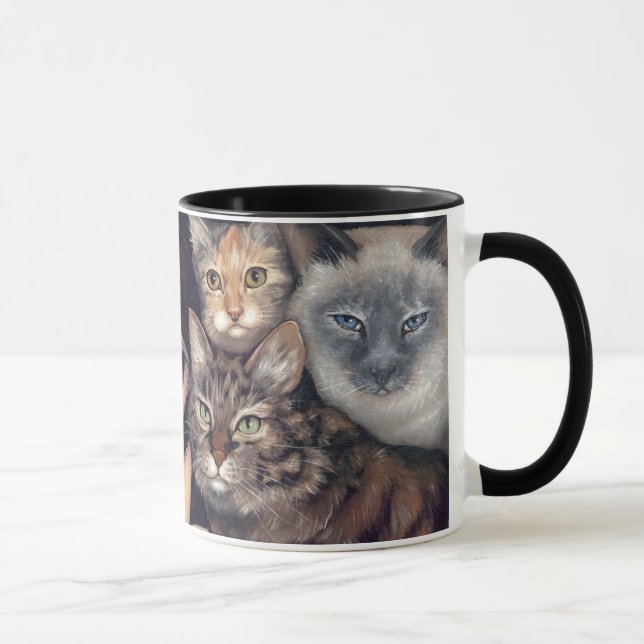 "Il est tout tasse au sujet de chats" (Droite)