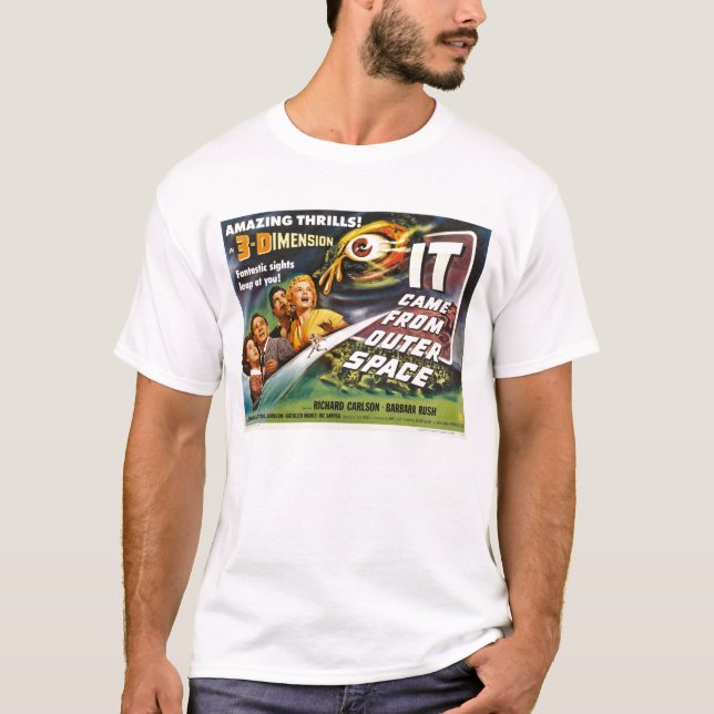 IL est venu du T-shirt d'espace (Devant)
