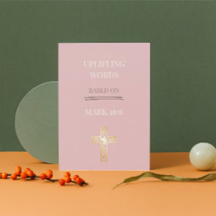 Il est vivant – Carte de réflexion chrétienne de P