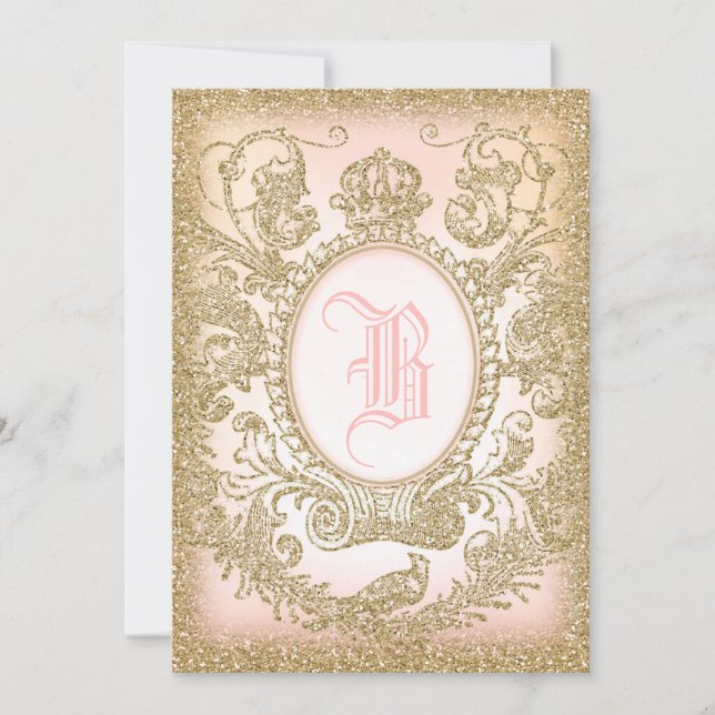 Il était une fois princesse Invitation (Devant)