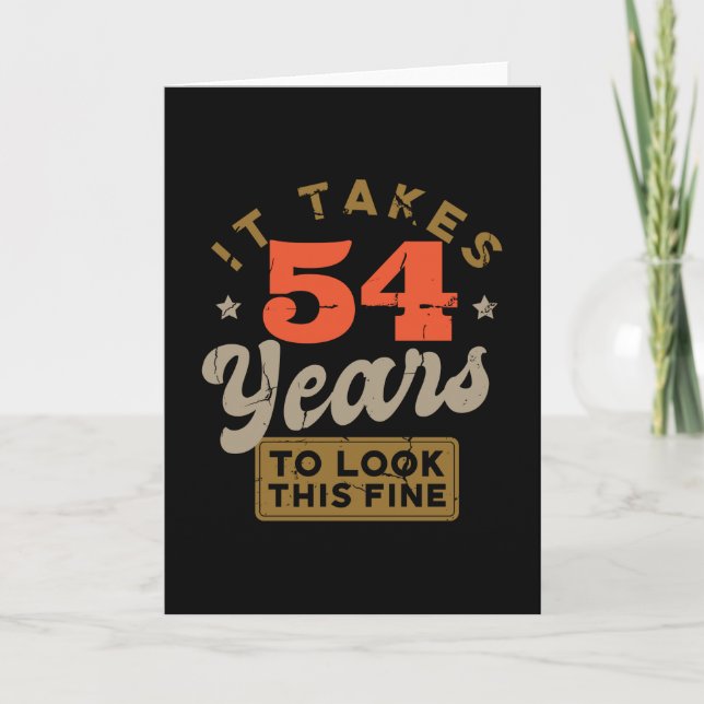 Il faut 54 ans pour regarder cette belle carte de  (Devant)