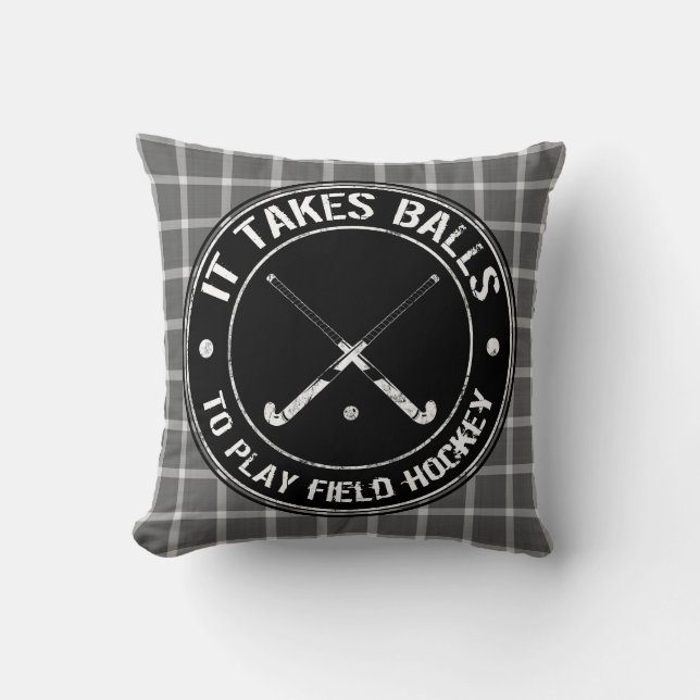 Il Faut Des Ballons Pour Jouer Coussin De Hockey S (Recto)