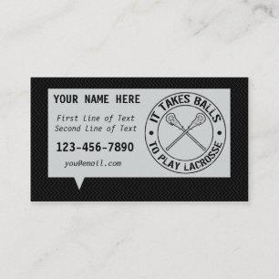 Il Faut Des Balls Pour Jouer Carte de visite De Cr