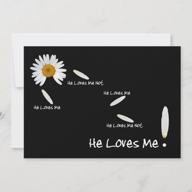 Il M'Aime Faire-part de mariage (Devant)