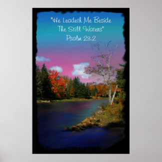 "Il me dirige" Inspiration Poster Imprimer
