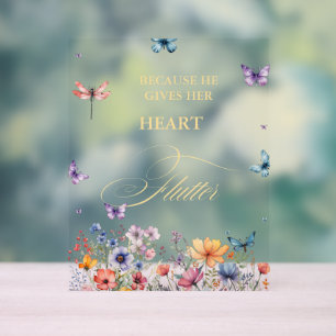 Il me donne des papillons Fleur sauvage Fête des m