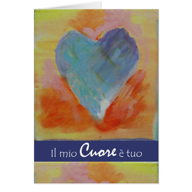 Il mio Cuore e tuo, My Heart is Your Italien (Devant)