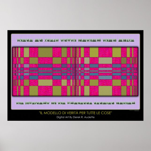Il Modello di Verita Per Tutte Le Cose Poster (Vorne)