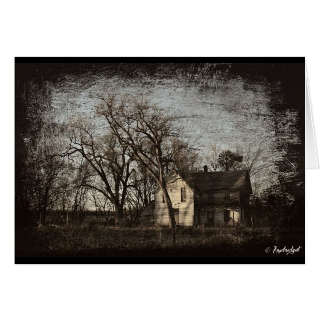 Il ne reste que des souvenirs, ferme abandonnée (Devant horizontal)