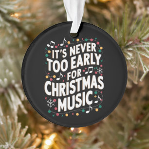 Il n'est jamais trop tôt pour le musicien de Noël