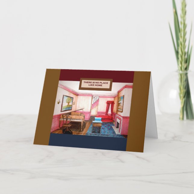 Il n'y a aucun endroit comme la carte à la maison (Devant)