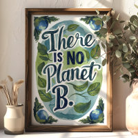 Il n'y a pas de planète B Affiches environnemental