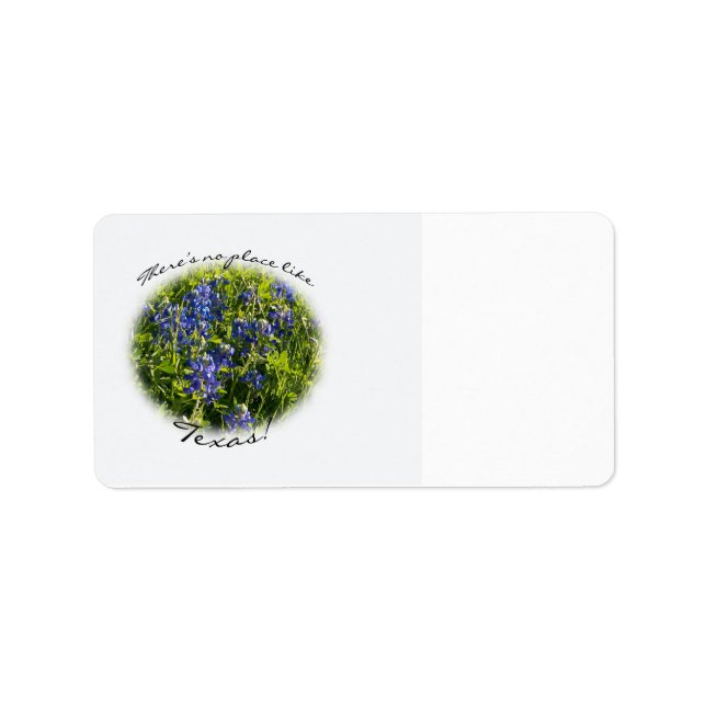 Il n'y a pas d'endroit comme le Étiquette de adres (Devant)