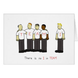 Il n'y a pas d'I in TEAM Cartoon
