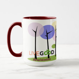 Il paie pour vivre bon pour la vie Café Mug