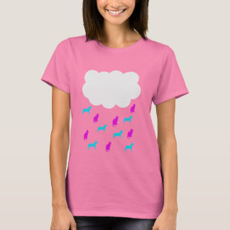 Il pleut des chats et des chiens ! T-shirt