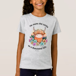 Il possède le bétail sur un T-shirt de Mille Hills