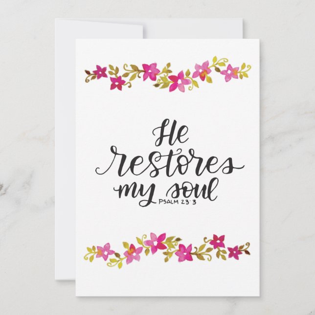 Il rétablit ma carte âme (Devant)