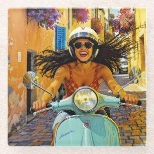 „Il riso del vento“ (Das Lachen des Windes) Glasuntersetzer
