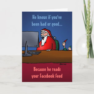 Il Sait Si Vous Avez Été Mauvaise Carte Père Noël