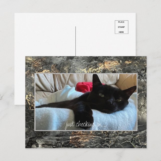 Il suffit d'enregistrer en noir carte postale (Devant / Derrière)