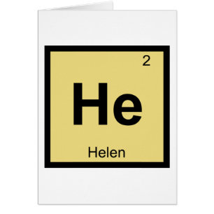 Il - Symbole du tableau périodique de chimie Hélèn