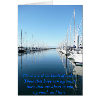 Il y a trois sortes de marins.