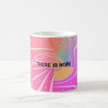 Il ya Espoir Pink Swirl Coffee Mug