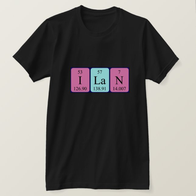 Ilan Periodenname Shirt (Design vorne)
