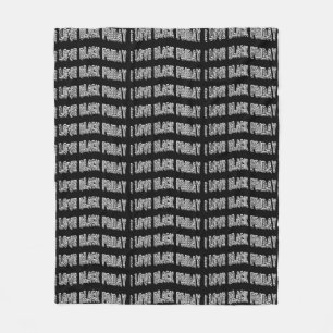 ILBF-Schwarz-Streifen Fleecedecke
