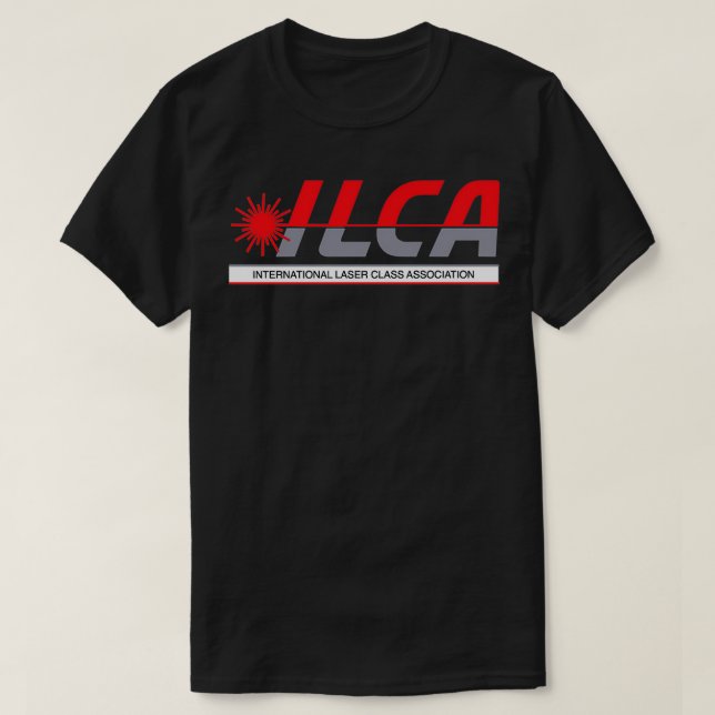 ILCA International Laser Sailing Associations Logo T-Shirt (Design vorne)